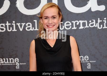 Sandrine Bonnaire assiste a la première du film très grand coup lors du 8eme Festival du film politique de Beaune a Beaune, France le 31 Mars 2016. Photo d'Aurore Marechal/ABACAPRESS.COM Banque D'Images