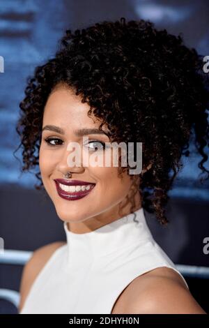 Nathalie Emmanuel participe à la première de la saison 7 « Game of