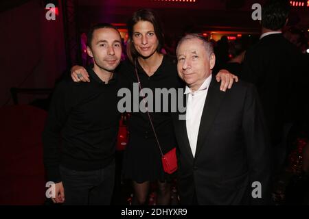 Jean Todt, Nicolas Todt et son épouse assistent après le lancement du E-Prix Mumm Party qui s'est tenu à Yoyo, à Paris, le 23 avril 2016. Photo de Jerome Domine/ABACAPRESS.COM Banque D'Images