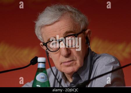 Woody Allen participe à la conférence de presse « Cafe Society » au Palais des Festivals de Cannes, France, le 11 mai 2016, dans le cadre du 69e Festival de Cannes. Photo d'Aurore Marechal/ABACAPRESS.COM Banque D'Images