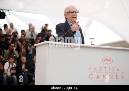 Ken Loach assistant au photocall I Daniel Blake au Palais des Festivals de Cannes, France, le 13 mai 2016, dans le cadre du 69e Festival de Cannes. Photo de Lionel Hahn/ABACAPRESS.COM Banque D'Images