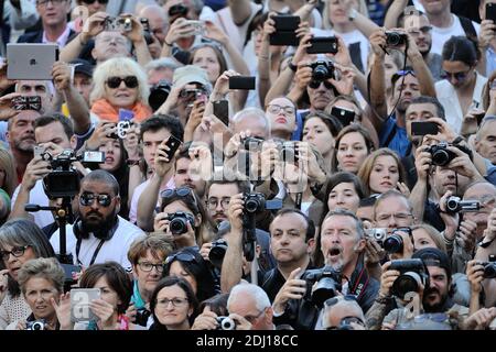 Atmosphère générale lors de la projection "elle" au Palais des Festivals de Cannes, France, le 21 mai 2016, dans le cadre du 69e Festival de Cannes. Photo d'Aurore Marechal/ABACAPRESS.COM Banque D'Images