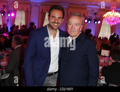 Christophe Michalak et Alain Passard participant au dîner de gala « artistes sans frontières » qui s'est tenu à l'hôtel Marcel Dassault à Paris, France, le 2 juin 2016. Photo de Jerome Domine/ABACAPRESS.COM Banque D'Images