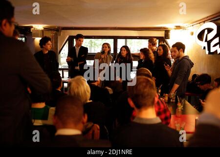 Nathalie Kosciusko-Morizet (alias NKM) photographiée lors d'une rencontre avec de jeunes étudiants à Paris, France, le 2 juin 2016. Photo de Romain BoE/ABACAPRESS.COM Banque D'Images