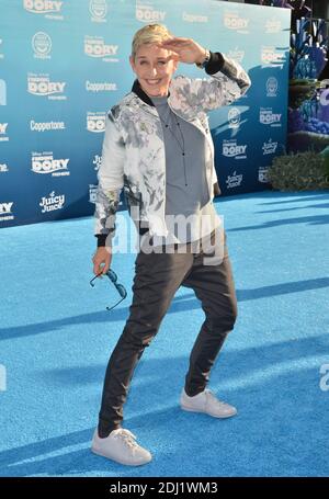 Ellen DeGeneres participe à la première mondiale de Disney-Pixar's Finding Dory au théâtre El Capitan le 8 juin 2016 à Los Angeles, CA, États-Unis. Photo de Lionel Hahn/ABACAPRESS.COM Banque D'Images