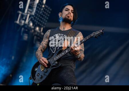 Jane's addiction en direct lors de la 1ère édition du Download Festival à Paris, France, le 11 juin 2016. Photo Julien Reynaud/APS-Medias/ABACAPRESS.COM Banque D'Images