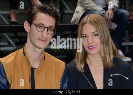 Pierre Niney et Natasha Andrews arrivent au salon Christian Dior Homme lors de la semaine de la mode masculine à Paris le 25 juin 2016 à Paris , France . Photo d'Aurore Marechal/ABACAPRESS.COM Banque D'Images