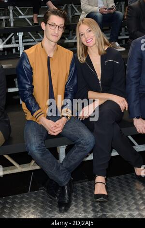 Pierre Niney et Natasha Andrews arrivent au salon Christian Dior Homme lors de la semaine de la mode masculine à Paris le 25 juin 2016 à Paris , France . Photo d'Aurore Marechal/ABACAPRESS.COM Banque D'Images