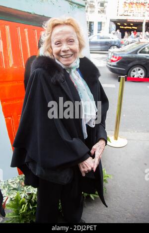 ISABELLE AUBRET - inauguration de la place Henri Salvado face à l'Olympia. Photo de Nasser Berzane/ABACAPRESS.COM Banque D'Images