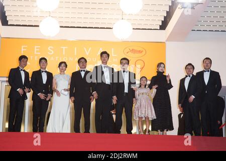 GONG YOO, YEON SANG-HO, KIM SU-AN, JUNG YU-MI - CANNES 2016 - MONTEE FILM 'BU SAN HAENG' PHOTO DE NASSER BERZANE/ABACAPRESS.COM Banque D'Images