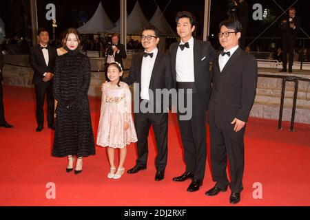 JUNG YU-MI, KIM SU-AN, YEON SANG-HO, GONG YOO - CANNES 2016 - MONTEE FILM 'BU SAN HAENG' PHOTO DE NASSER BERZANE/ABACAPRESS.COM Banque D'Images