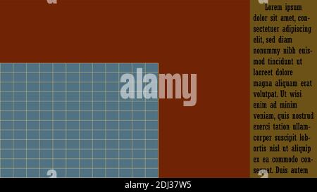 Motif abstrait en quadrillage ton terre. Illustration de Vecteur