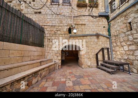 jérusalem, israël. 04-12-2020. La construction du tombeau du roi David, dans la vieille ville Banque D'Images