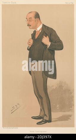 Politiciens - Vanity Fair - 'North Cambridgeshire', l'hon. Arthur George Brand. 19 juillet 1884, Leslie Matthew 'Spy' Ward, 1851–1922, British, 1884, Chromolithograph Banque D'Images