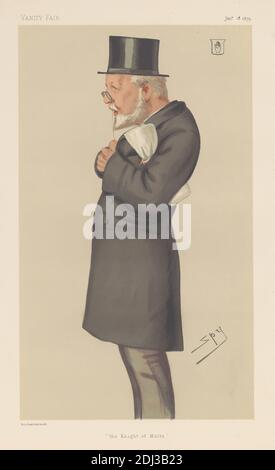 Vanity Fair: Legal; 'The King of Malta', George Bowyer, 18 janvier 1879, Leslie Matthew 'Spy' Ward, 1851–1922, British, 1879, Chromolithograph Banque D'Images