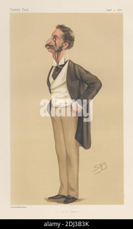 Vanity Fair: Legal; 'un avocat astucieux', George Henry Lewis, 2 septembre 1876, Leslie Matthew 'Spy' Ward, 1851–1922, British, 1876, Chromolithograph Banque D'Images