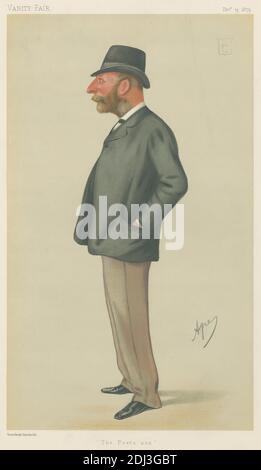 Vanity Fair: Théâtre; 'le fils du poète', Sir Percy Florence Shelley, 13 décembre 1879, Carlo Pellegrini, 1839–1889, italien, 1879, Chromolithographe Banque D'Images