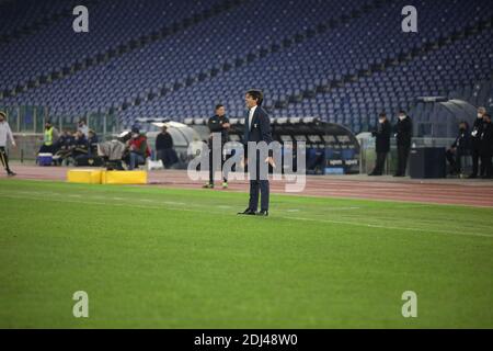 Italie, Italie. 12 décembre 2020. Au Stadio Olimpico de Rome, Vérone a battu Lazio 2-1 pour le 11ème match de la série italienne A 2020-2021. Dans cette photo: Simone Inzaghi (photo de Paolo Pizzi/Pacific Press) crédit: Pacific Press Media production Corp./Alay Live News Banque D'Images