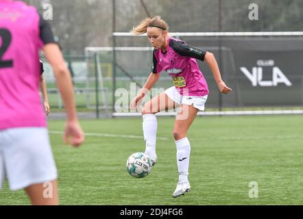 Sint Andries, Belgique. 12 décembre 2020. Daisy Baudewijns d'Aalst photographié lors d'un match de football féminin entre le Club Brugge Dames YLA et Eendracht Aalst Ladies le 9 e match de la saison 2020 - 2021 de la Super League belge Scooore Womens, samedi 12 décembre 2020 à Brugge, Belgique . PHOTO SPORTPIX.BE | SPP | DAVID CATRY David Catry | Sportpix.be | SPP Credit: SPP Sport Press photo. /Alamy Live News Banque D'Images