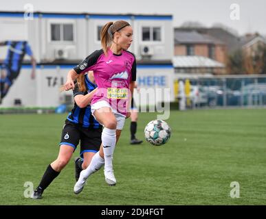 Sint Andries, Belgique. 12 décembre 2020. Daisy Baudewijns d'Aalst photographié lors d'un match de football féminin entre le Club Brugge Dames YLA et Eendracht Aalst Ladies le 9 e match de la saison 2020 - 2021 de la Super League belge Scooore Womens, samedi 12 décembre 2020 à Brugge, Belgique . PHOTO SPORTPIX.BE | SPP | DAVID CATRY David Catry | Sportpix.be | SPP Credit: SPP Sport Press photo. /Alamy Live News Banque D'Images