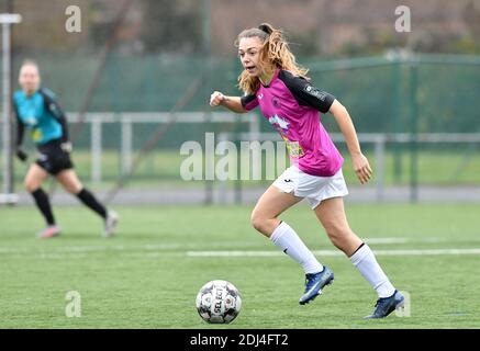 Sint Andries, Belgique. 12 décembre 2020. Tiffanie Vanderdonckt d'Aalst photographiée lors d'un match de football féminin entre le Club Brugge Dames YLA et Eendracht Aalst Ladies le 9 e match de la saison 2020 - 2021 de la Super League belge Scooore Womens, samedi 12 décembre 2020 à Brugge, Belgique . PHOTO SPORTPIX.BE | SPP | DAVID CATRY David Catry | Sportpix.be | SPP Credit: SPP Sport Press photo. /Alamy Live News Banque D'Images