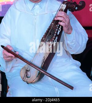 La musique andalouse est un type de musique andalouse. Musique classique au Maghreb. Culture marocaine. Banque D'Images