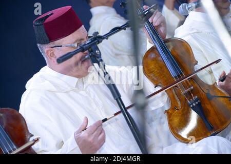 La musique andalouse est un type de musique andalouse. Musique classique au Maghreb. Culture marocaine. Banque D'Images