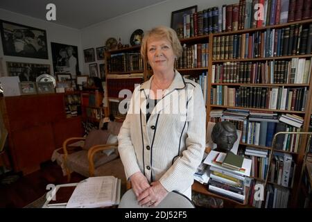 Vigdís Finnbogadóttir a été le quatrième président de l'Islande de 1980 à 1996. Banque D'Images