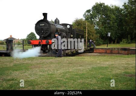 '30120' (fonctionnant comme '30289') sur la plaque tournante au centre ferroviaire de Didcot. Banque D'Images