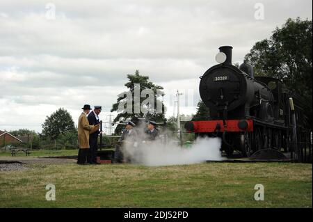 '30120' (fonctionnant comme '30289') sur la plaque tournante au centre ferroviaire de Didcot. Banque D'Images