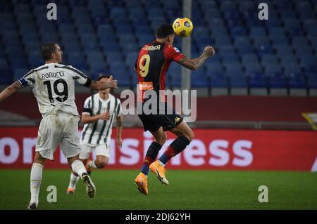 Genova, Italie. 13 décembre 2020. Genova, Italie, stade Luigi Ferraris, 13 décembre 2020, Gianluca Scamaca (Gênes) pendant Gênes CFC vs Juventus FC - football italien série A Match Credit: Danilo Vigo/LPS/ZUMA Wire/Alay Live News Banque D'Images