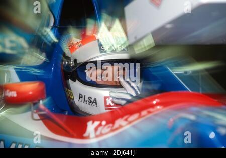 Jean Alesi (FR), Benetton Renault, Saint-Marin GP 1997, Imola Banque D'Images