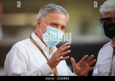 CAREY Chase (etats-unis), Président-directeur général de Formula One Group FOG, portrait lors du Grand Prix 2020 de Formule 1 Etihad Airways Abu Dhabi, du 11 au 13 décembre 2020 sur le circuit Yas Marina, à Abu Dhabi - photo Antonin Vincent / DPPI / LM Banque D'Images
