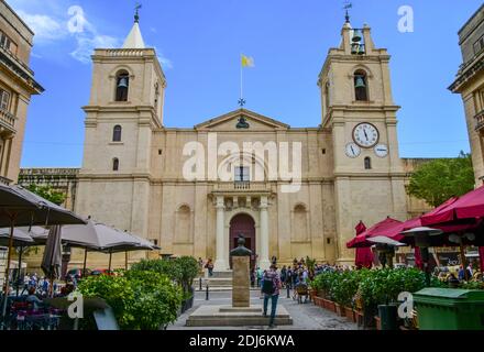 St John's Co-cathédrale de La Valette, Malte Banque D'Images