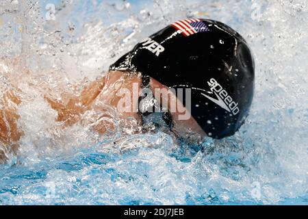 Le Conor Dwyer des États-Unis a remporté la demi-finale des hommes Freestyle de 200 m dans la piscine olympique, Rio, Brésil, le 7 août 2016. Photo de Henri Szwarc/ABACAPRESS.COM Banque D'Images