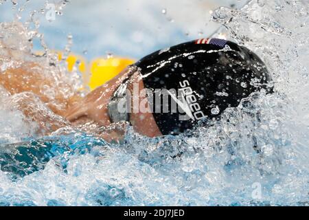 Le Conor Dwyer des États-Unis a remporté la demi-finale des hommes Freestyle de 200 m dans la piscine olympique, Rio, Brésil, le 7 août 2016. Photo de Henri Szwarc/ABACAPRESS.COM Banque D'Images