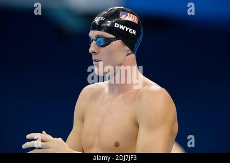 Le Conor Dwyer des États-Unis a remporté la demi-finale des hommes Freestyle de 200 m dans la piscine olympique, Rio, Brésil, le 7 août 2016. Photo de Henri Szwarc/ABACAPRESS.COM Banque D'Images