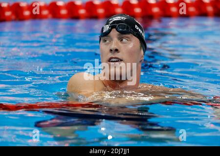 Le Conor Dwyer des États-Unis a remporté la demi-finale des hommes Freestyle de 200 m dans la piscine olympique, Rio, Brésil, le 7 août 2016. Photo de Henri Szwarc/ABACAPRESS.COM Banque D'Images