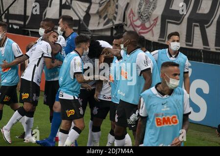 Sao Paulo, Sao Paulo, Brésil. 13 décembre 2020. (SPO) Ligue brésilienne de football de la 1re Division : Corinthiens contre Sao Paulo. 13 décembre 2020, Sao Paulo, Brésil: Match de football entre Corinthiens et Sao Paulo, valable pour la 25ème manche de la Ligue brésilienne de football de 1ère Division tenue à Neo Quimica Arena, Sao Paulo.Credit: Leco Viana /Thenews2 Credit: Leco Viana/TheNEWS2/ZUMA Wire/Alay Live News Banque D'Images