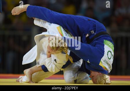 Judo femmes -78kgs à Carioca Arena 2 pendant le jour 6 des Jeux Olympiques de Rio 2016 le 11 août 2016 à Rio de Janeiro, Brésil. Photo de Lionel Hahn/ABACAPRESS.COM Banque D'Images