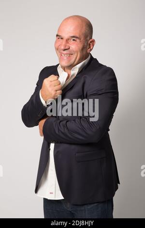 Exclusive, Vincent Moscato pose à Paris, France, le 06 septembre 2016. Photo de Jerome Domine/ABACAPRESS.COM Banque D'Images