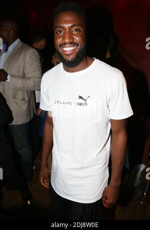 Luc Abalo participant à la soirée 'Nola Circus' au Buddha Bar à Paris, France, le 12 septembre 2016. Photo de Jerome Domine/ABACAPRESS.COM Banque D'Images