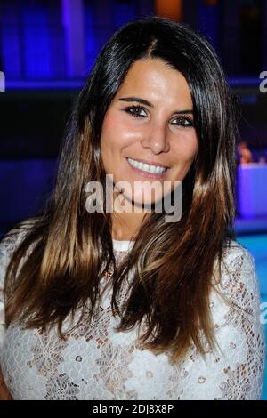 Exclusif. Karine Ferri participe à la fête de la piscine Fitbit à la piscine Molitor (piscine Molitor) à Paris, France, le 13 septembre 2016. Photo d'Aurore Marechal/ABACAPRESS.COM Banque D'Images