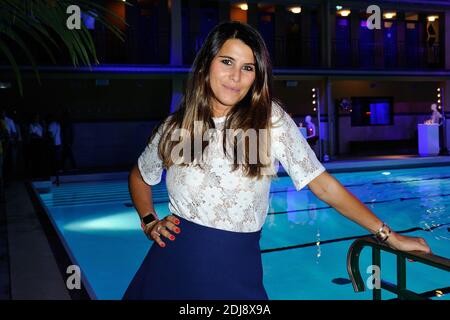 Exclusif. Karine Ferri participe à la fête de la piscine Fitbit à la piscine Molitor (piscine Molitor) à Paris, France, le 13 septembre 2016. Photo d'Aurore Marechal/ABACAPRESS.COM Banque D'Images