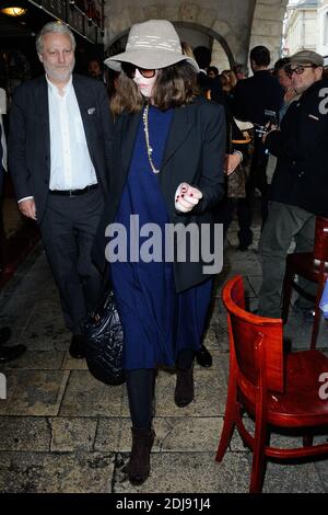 Isabelle Adjani se rend au restaurant lors du Festival de la Fiction TV 2016 de la Rochelle, a la Rochelle, France le 16 septembre 2016. Photo d'Aurore Marechal/ABACAPRESS.COM Banque D'Images