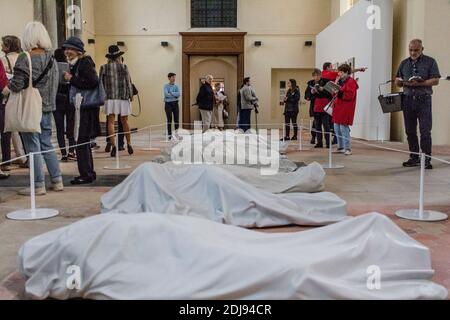 Les bureaux de Kering et Balengiaca ouvrent leur porte à l'ancien hôpital de Laennec qui est devenu leur siège social à Paris, France, le 17 septembre 2016. Photo par Anita Pouchard Serra/ABACAPRESS.COM Banque D'Images