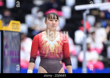 Takasaki Arena, Gunma, Japon. 12 décembre 2020. Shoko Miyata, 12 DÉCEMBRE 2020 - Gym artistique : la 74e finale du Championnat japonais d'appareils de gymnastique artistique de la voûte féminine à Takasaki Arena, Gunma, Japon. Credit: MATSUO.K/AFLO SPORT/Alay Live News Banque D'Images
