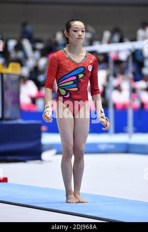 Takasaki Arena, Gunma, Japon. 12 décembre 2020. Rin Kawabata, 12 DÉCEMBRE 2020 - Gym artistique : la 74e finale du Championnat japonais d'appareils de gymnastique artistique de la voûte féminine à Takasaki Arena, Gunma, Japon. Credit: MATSUO.K/AFLO SPORT/Alay Live News Banque D'Images