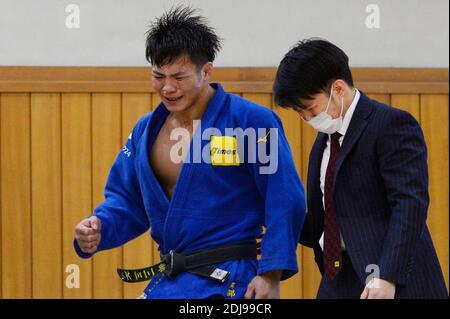 Tokyo, Japon. 13 décembre 2020. Hifumi Abe Judo : Judo Match de sélection des hommes -66kg pour les Jeux Olympiques de Tokyo 2020 à Kodokan à Tokyo, Japon . Credit: Itaru Chiba/AFLO/Alay Live News Banque D'Images