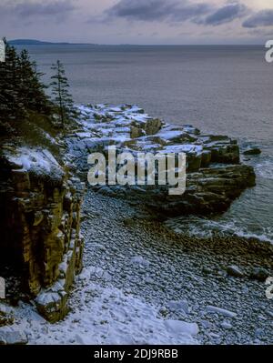 Schoodic Penninsula, parc national Acadia, Maine Banque D'Images